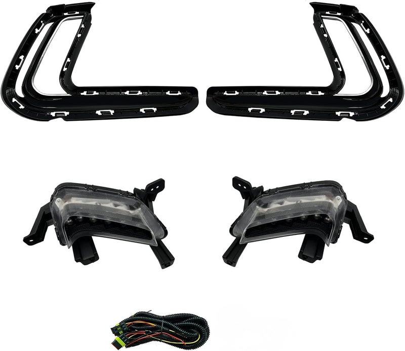 WILD BEAR Fog Lights with DRL Compatible with 2016 2017 2018 Hyundai Elantra Daytime Running Light with Turn Signal Dual Functions - Image 5